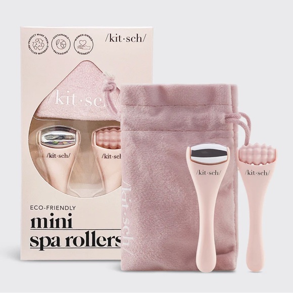 Kitsch Other - Kitsch Pink Mini Spa Rollers 2 pc Set